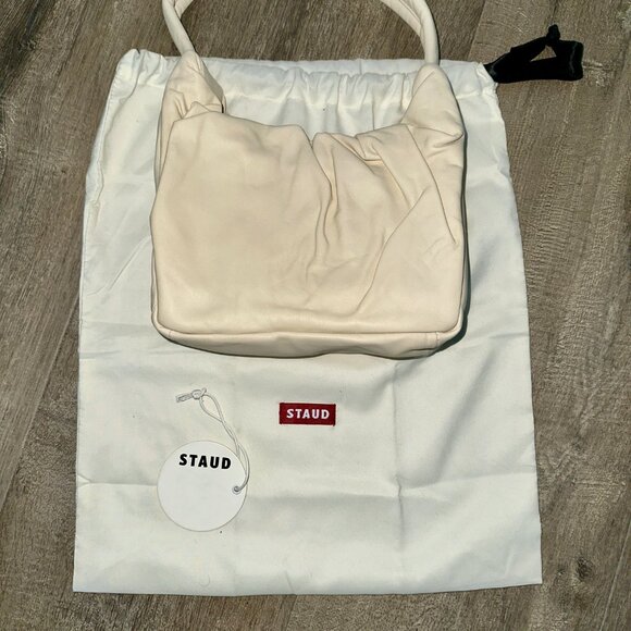 Staud Felix Bag, White, 100% Leather - Picture 3 of 7